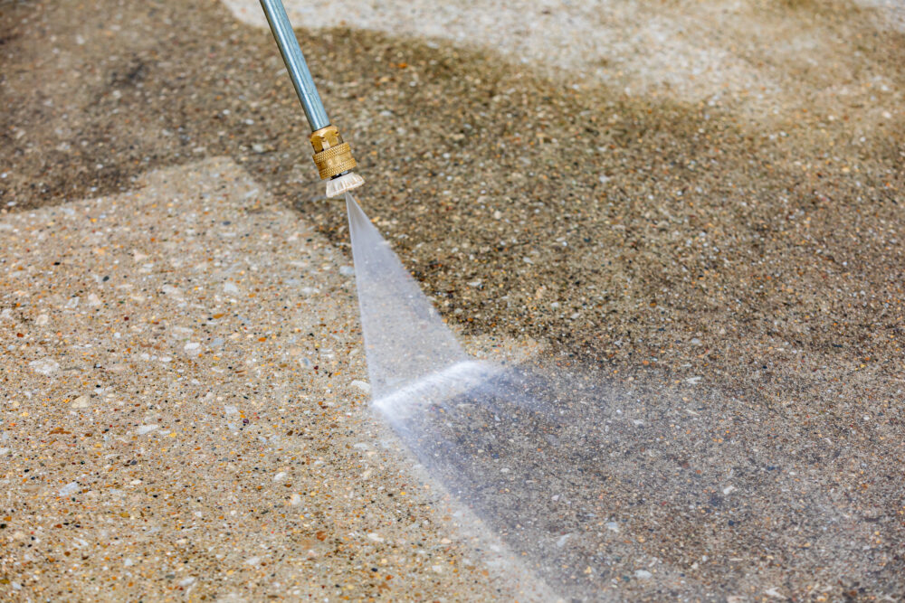 pressure washing